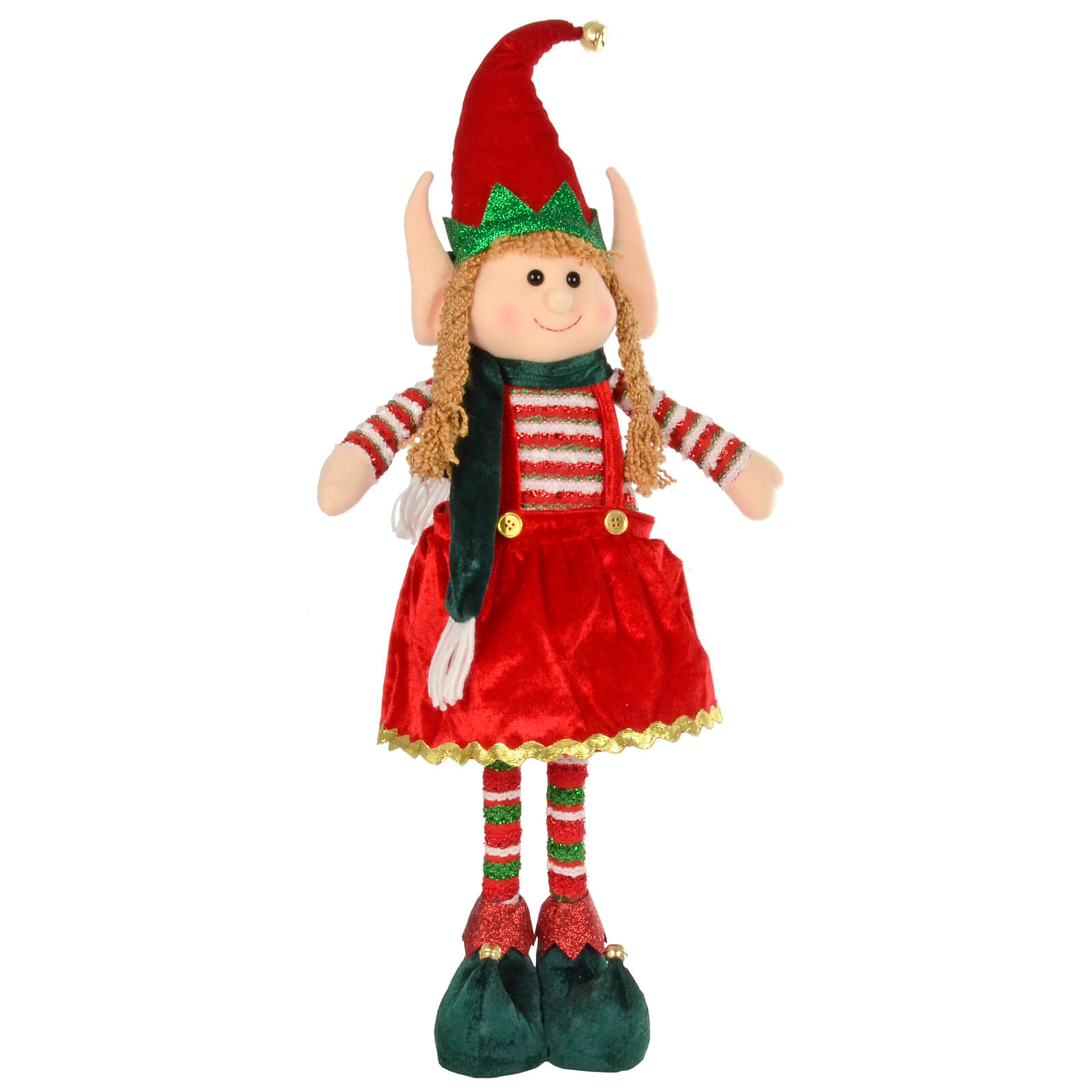 Girl standing elf decoration 67cm